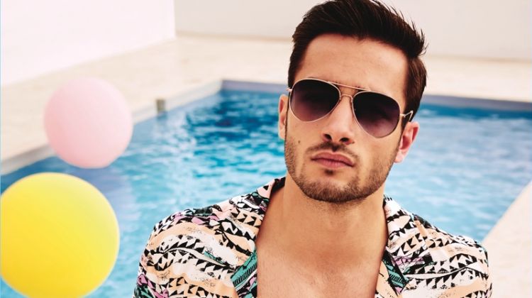 Aleksandar Rusić  & David Agbodji Enjoy a Summer of Style with River Island