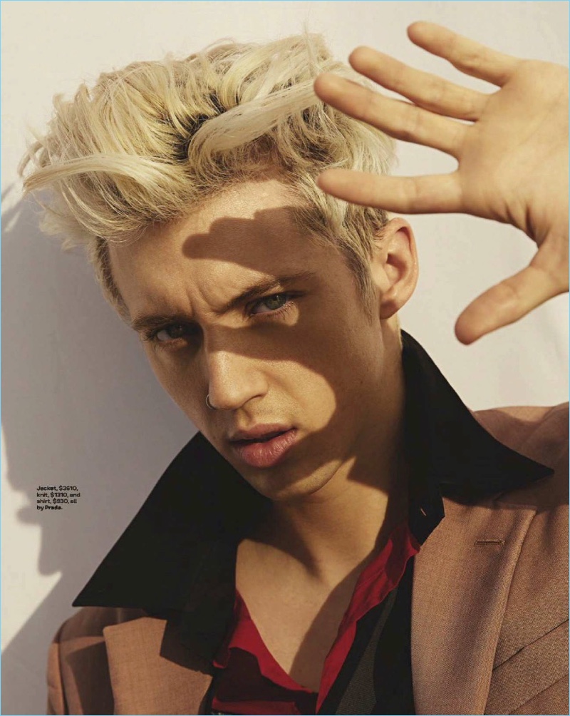 Troye Sivan dons Prada.