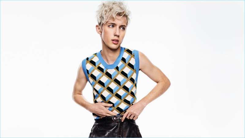 Troye Sivan stars in a new photo shoot for American GQ.