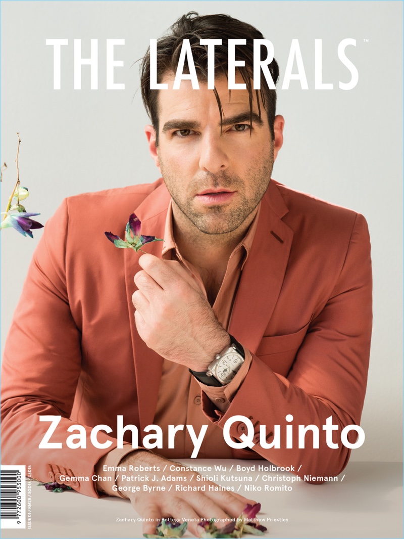 Zachary Quinto covers The Laterals.