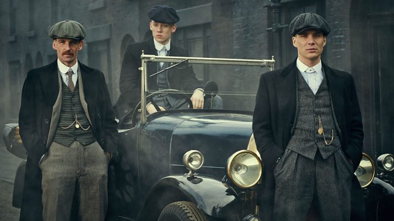 The cast of Peaky Blinders showcase classic style from the 1920s.