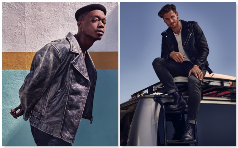 7 For All Mankind enlists Ashton Sanders and Philippe LeBlond as the stars of its fall-winter 2018 men's campaign.