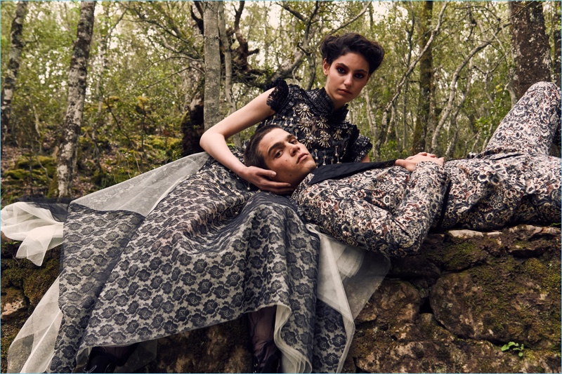 Talia Ferralis and Federico Spinas come together for Antonio Marras' fall-winter 2018 campaign.