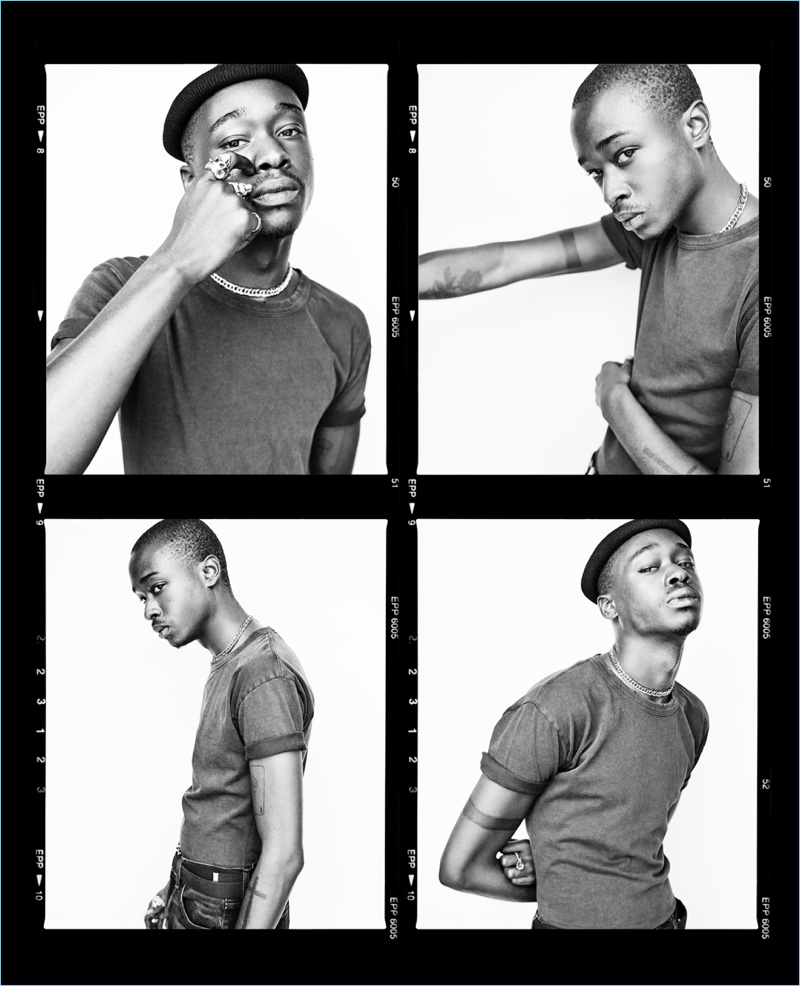Billy Kidd photographs Ashton Sanders as the star of 7 For All Mankind's fall-winter 2018 men's campaign.