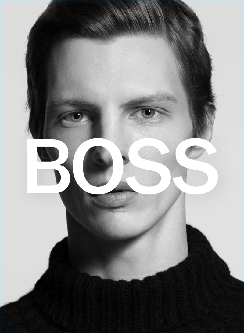 German model Tim Schuhmacher stars in BOSS' fall-winter 2018 campaign.