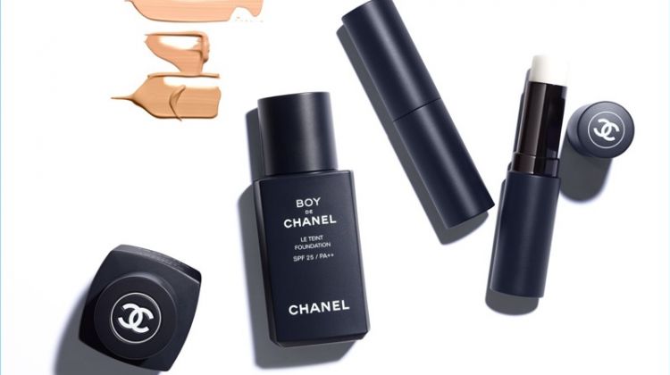 Foundation and lip balm from Boy de Chanel