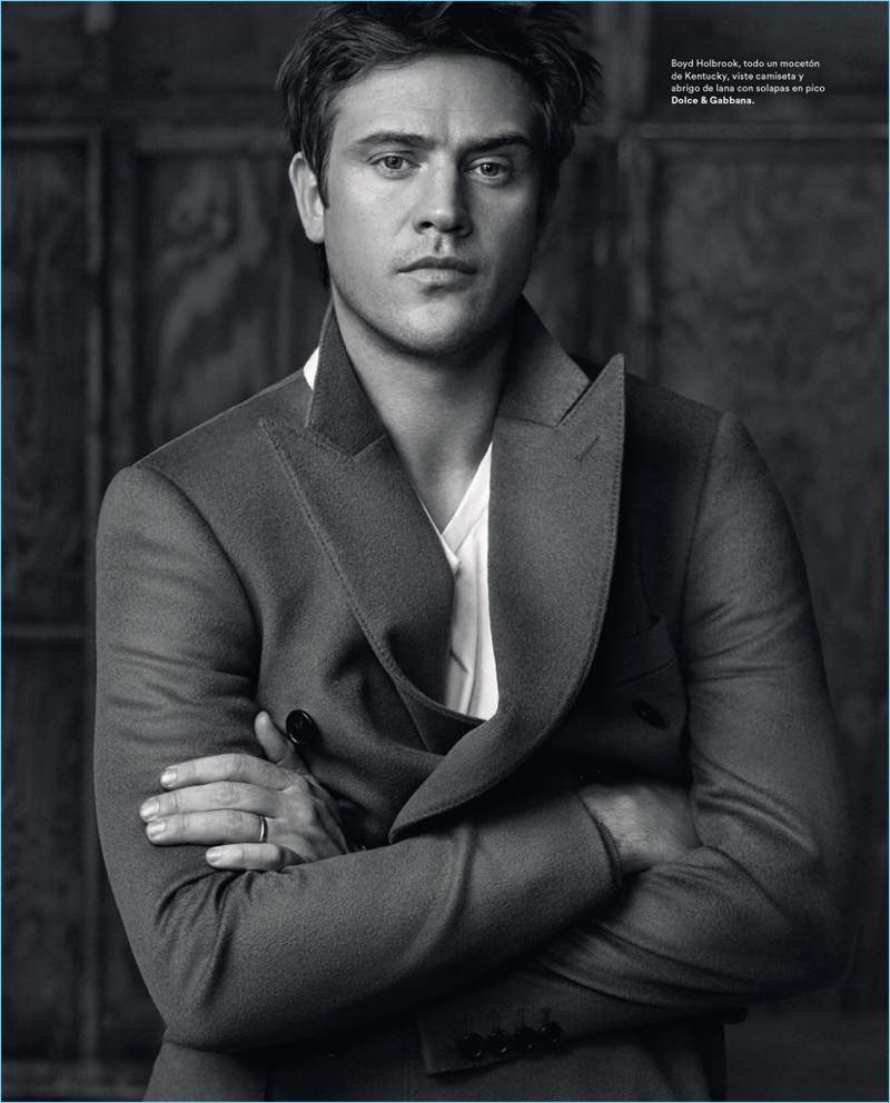 Ready for his close-up, Boyd Holbrook wears Dolce & Gabbana. » Boyd Holbrook Covers Icon El País, Embraces Western-Inspired Style Ready for his close-up, Boyd Holbrook wears Dolce & Gabbana.