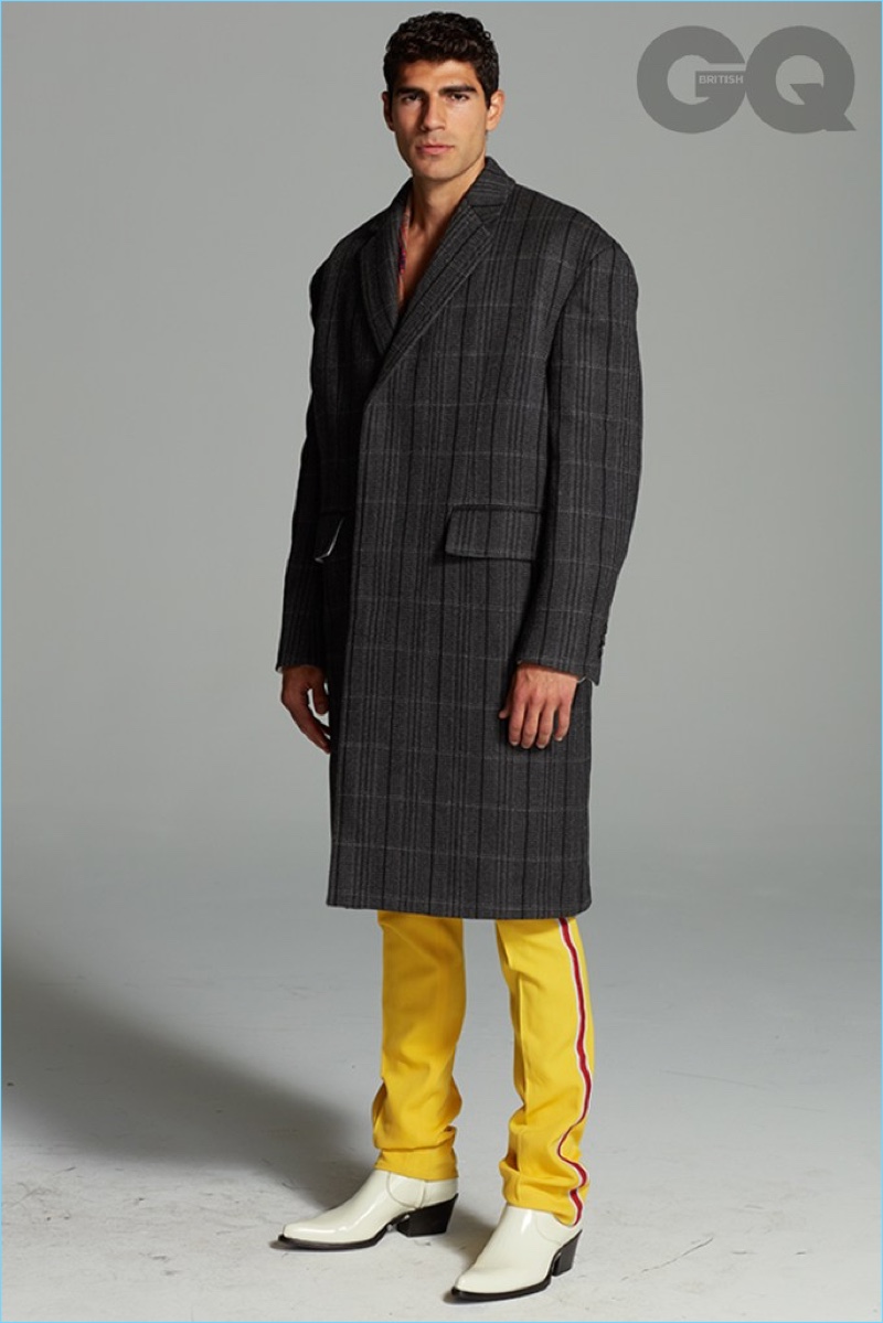 Teddy Spanos in Calvin Klein 205W39NYC