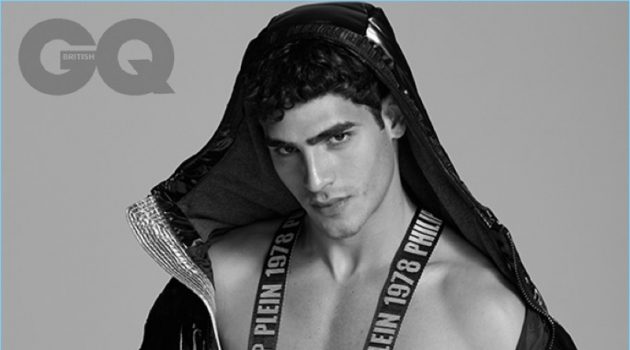 Jhonattan Burjack, Trevor Signorino + More Model Fall '18 Collections for British GQ Jhonattan Burjack in Philipp Plein