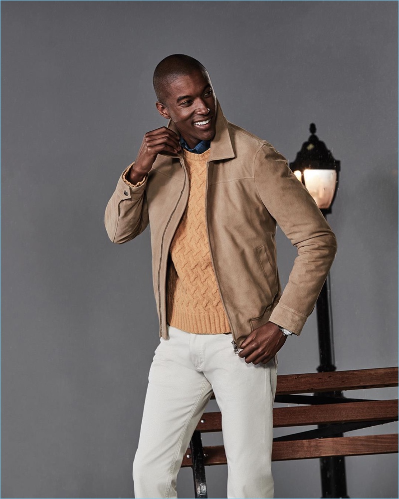 Claudio Monteiro stars in Brooks Brothers' fall-winter 2018 campaign.