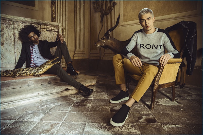 David Naman enlists Yorgary Martinez and Iago Faria as the stars of its fall-winter 2018 campaign.