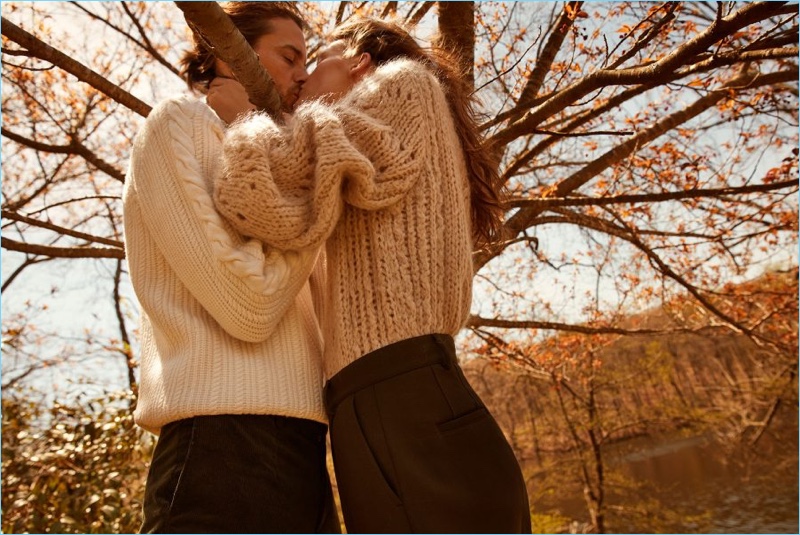 Camilla Åkrans photographs Jeremy Young and Sara Blomqvist for Filippa K's fall-winter 2018 campaign.