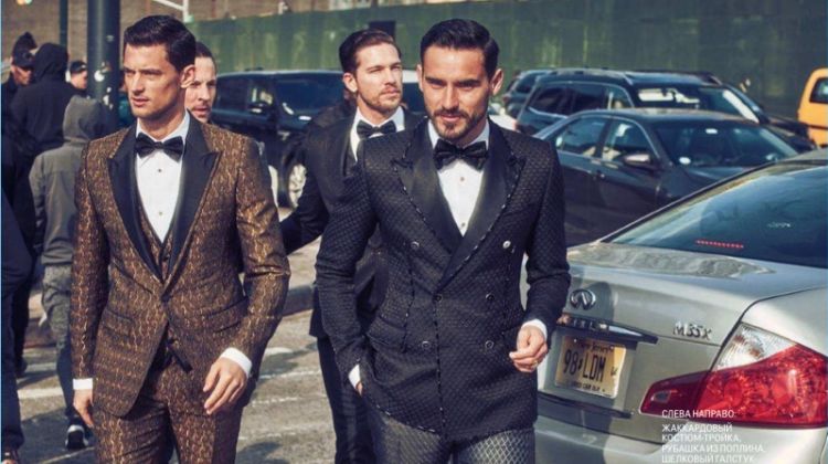 Garrett Neff, Arthur Kulkov + More Don Dolce & Gabbana Alta Sartoria for GQ Russia