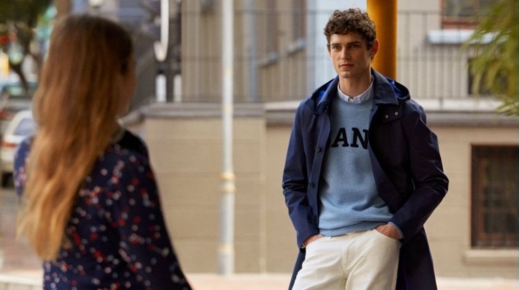 Arthur Gosse stars in Gant's fall-winter 2018 campaign.