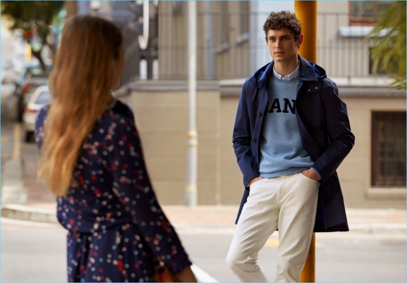 Arthur Gosse stars in Gant's fall-winter 2018 campaign.