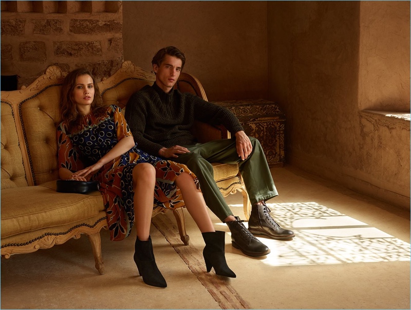 Gino Rossi enlists Anatol Modzelewski and Julie Borawska as the stars of its fall-winter 2018 campaign.