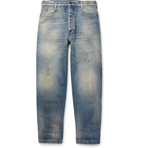 distressed jeans light blue