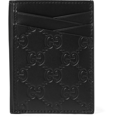 gucci embossed card holder