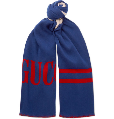 gucci silk scarf mens