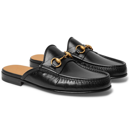 mens backless loafers