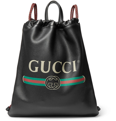 gucci mens leather backpack