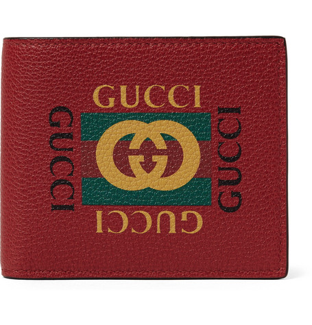 Gucci - Printed Full-Grain Leather 