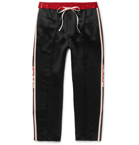 gucci stripe trousers