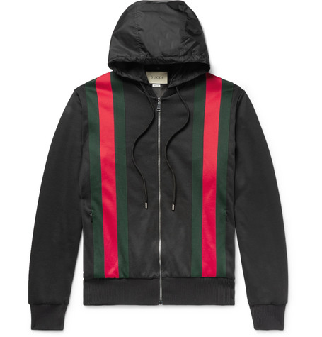 gucci jacket black and red