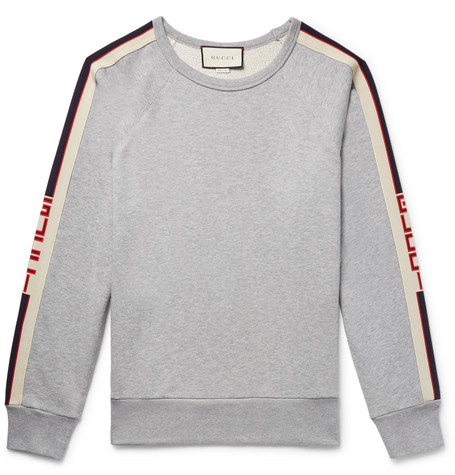 gucci technical crewneck