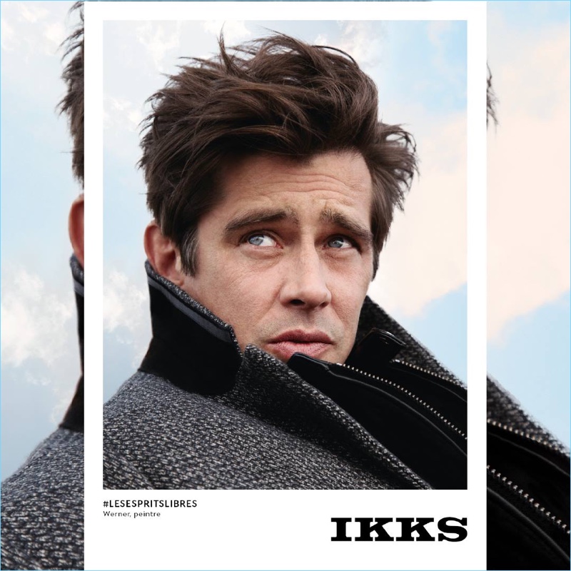 Werner Schreyer stars in IKKS' fall-winter 2018 campaign.