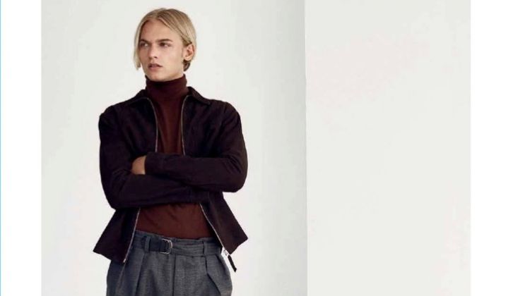 Jordan S. Rocks Suede Jackets for King Magazine