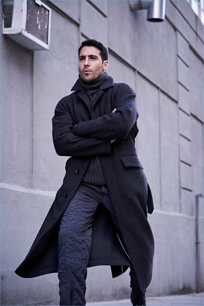 Danilo Hess photographs Miguel Angel Silvestre in a BOSS look for Life and Style México.