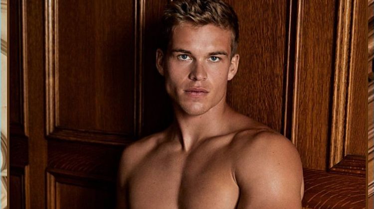 Academic Nostalgia: Mitchell Slaggert Dons Underwear for Simons