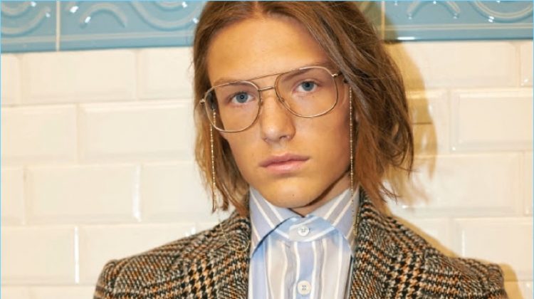 Oliver Sonne Rocks Gucci for GQ Korea Cover Shoot