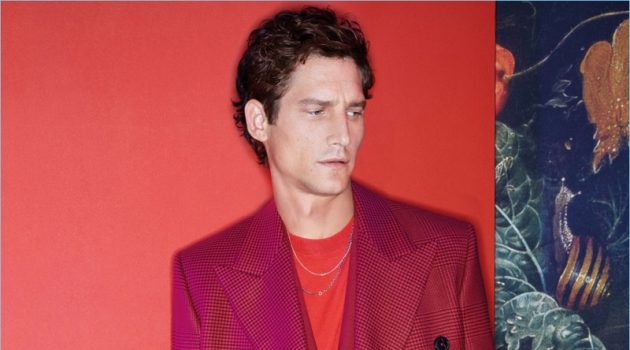 Roch Barbot stars in Paul Smith's fall-winter 2018 campaign.