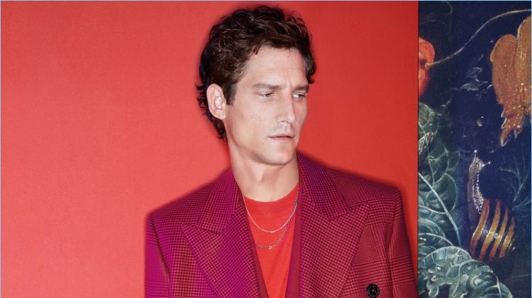 Roch Barbot stars in Paul Smith's fall-winter 2018 campaign.