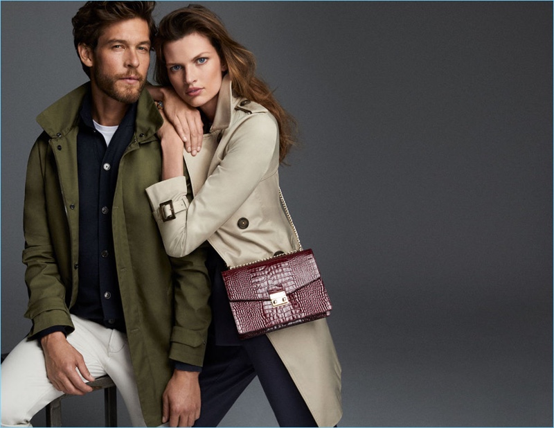 Models Josh Upshaw and Bette Franke star in a style story for Pedro del Hierro.