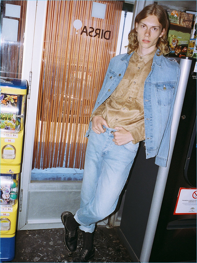 Reserved enlists Kit Warrington to star in its denim lookbook.