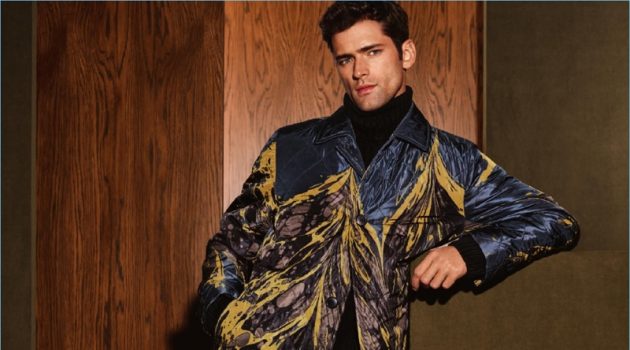 Sean O'Pry Rocks Statement Outerwear for Holt Renfrew Sean O'Pry Rocks Statement Outerwear for Holt Renfrew