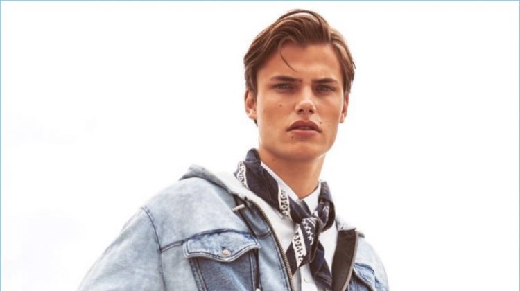 Simon Hammenstrand Dons Denim for Esquire Turkey