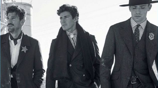 Oriol Elcacho, Henrik Fallenius & Ben Patton Go Western for The Rake Oriol Elcacho, Henrik Fallenius & Ben Patton Go Western for The Rake