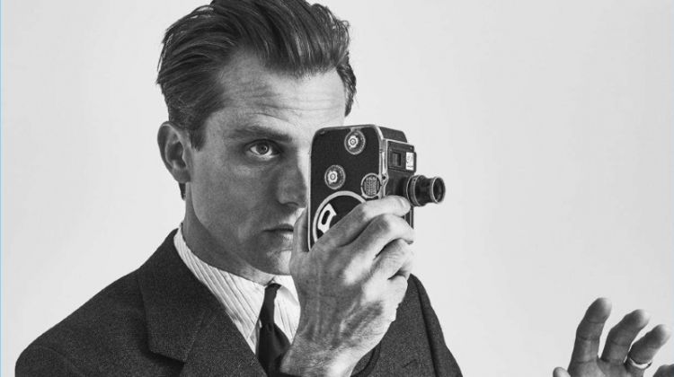 Thom Gwin Models Fall Fashions for Esquire