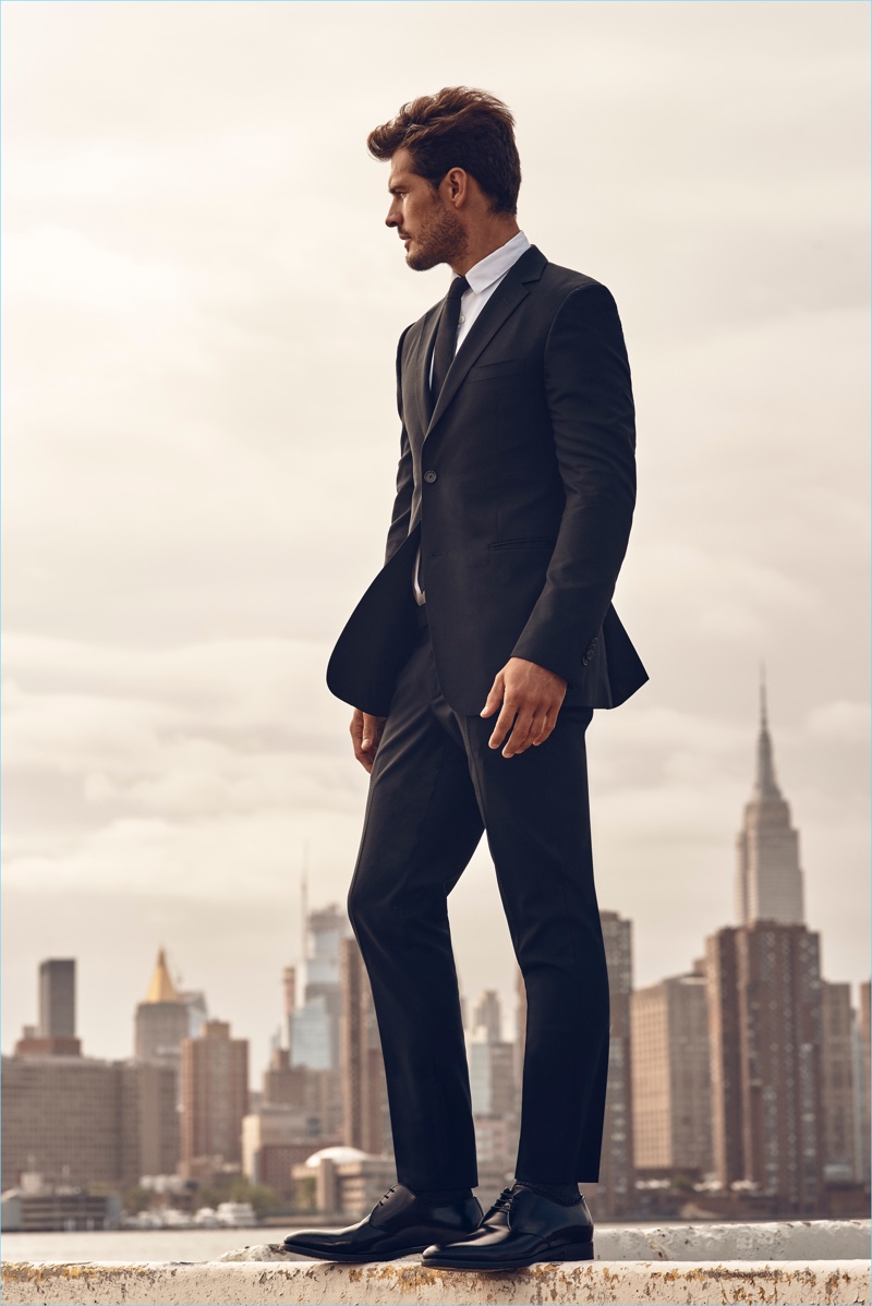 Dressed to impress, Diego Miguel dons formal shoes from To Boots New York.