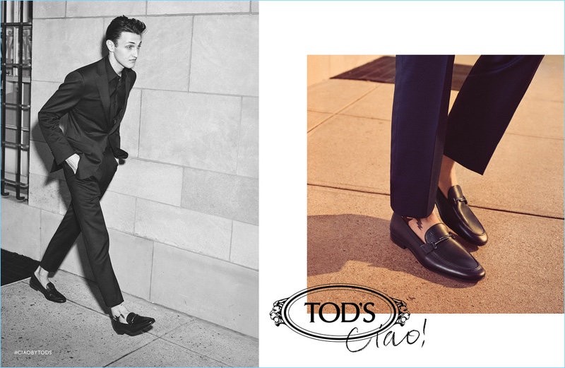 Anwar Hadid stars in Tod's fall-winter 2018 campaign.