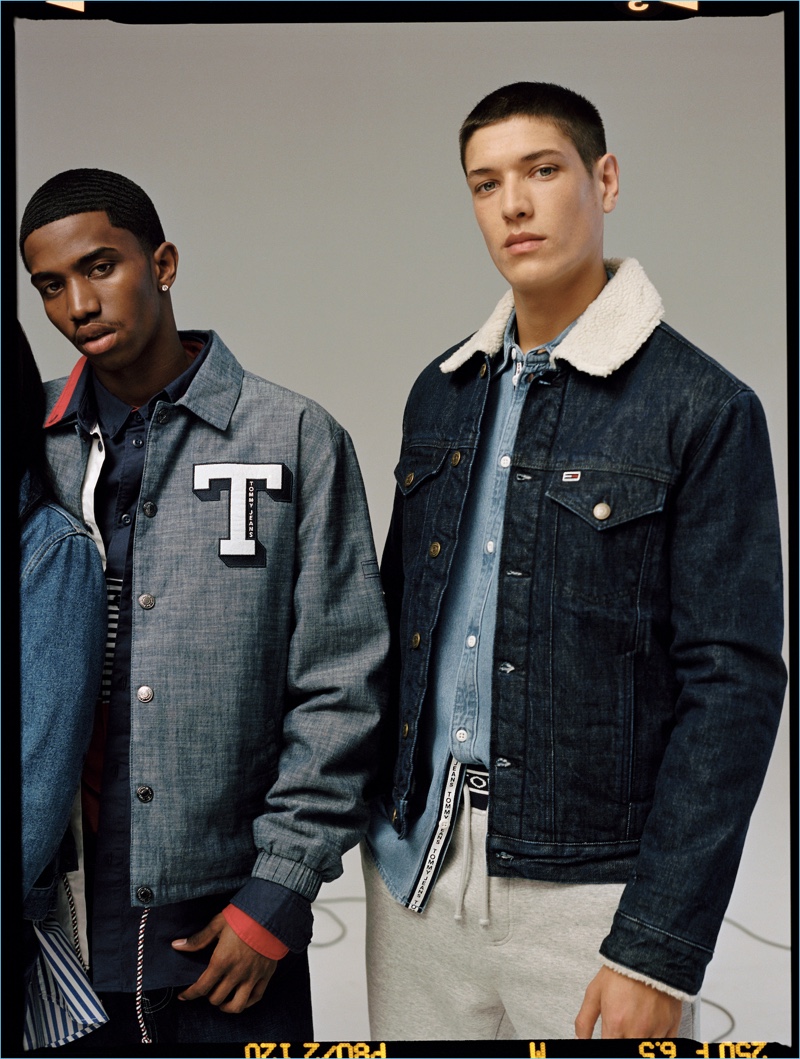 Tommy Jeans taps Christian Combs and Aaron Unknown as the stars of its fall-winter 2018 campaign.