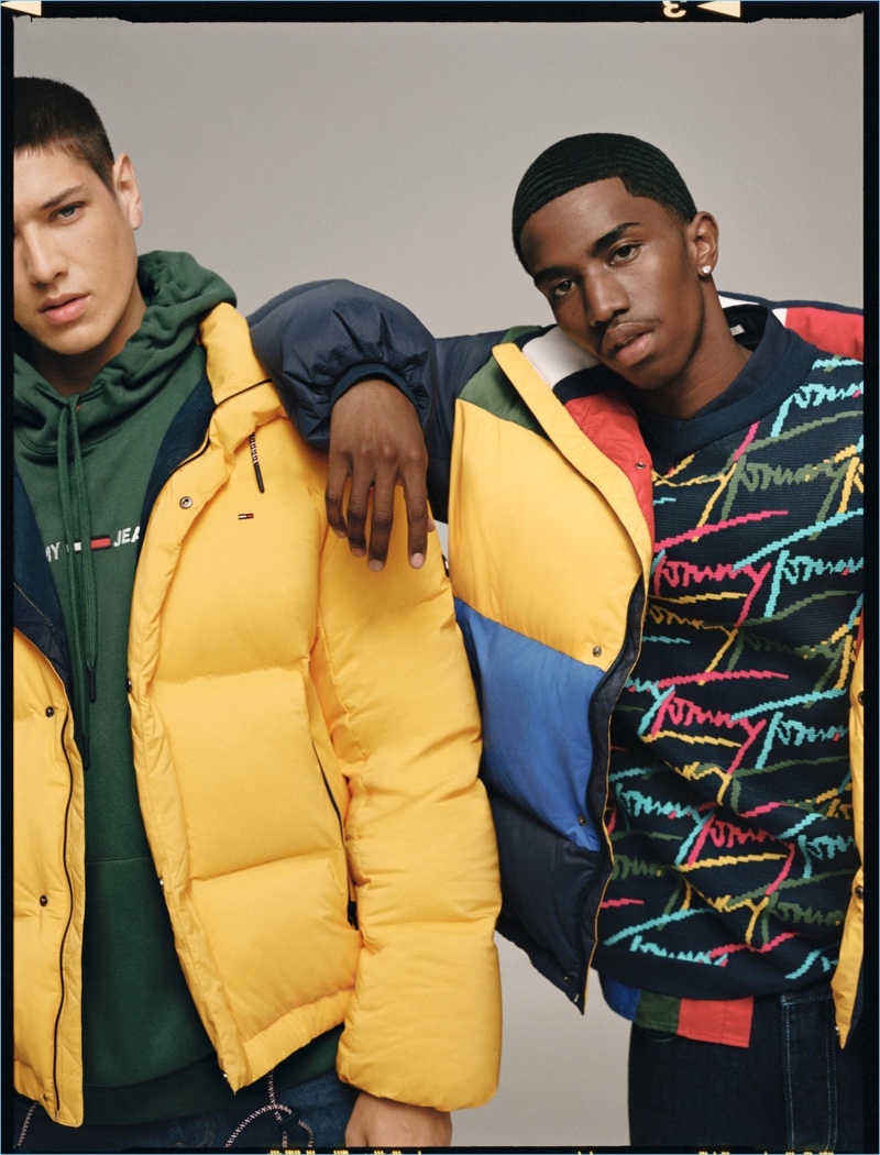 Aaron Unknown and Christian Combs front Tommy Jeans' fall-winter 2018 campaign.