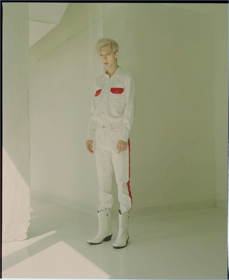 Singer Troye Sivan wears Calvin Klein for the pages of Time magazine.