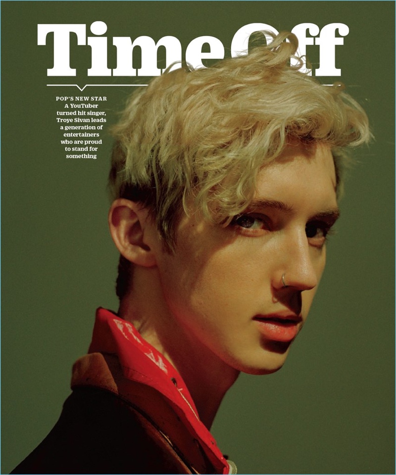 Troye Sivan covers Time magazine.