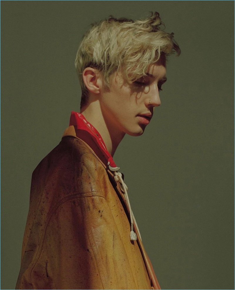 James Caruthers photographs Troye Sivan for Time magazine.
