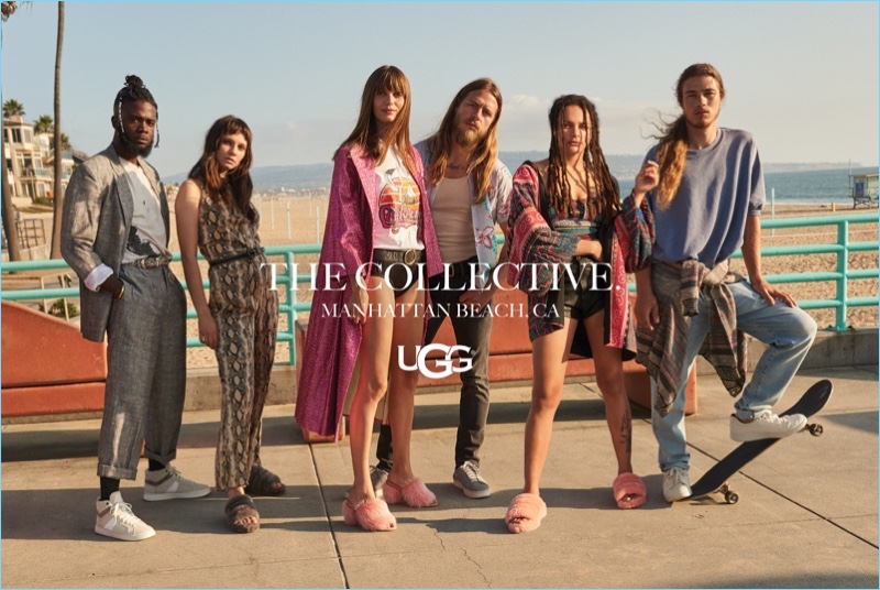 The UGG Collective takes to the beach for the brand's fall-winter 2018 campaign.